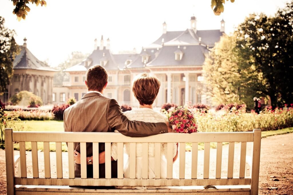 Confident couple enjoying nature, embracing the no kids lifestyle with freedom and joy