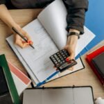 Estate planning for childfree adults reviewing financial documents and inheritance plans.